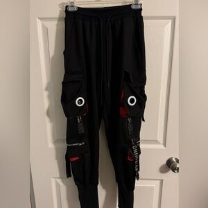 Md Black/Red Joggers